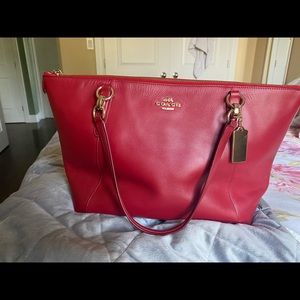 Red Coach Purse